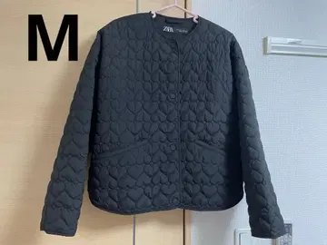 ZARA 하트 퀼팅 자켓 M