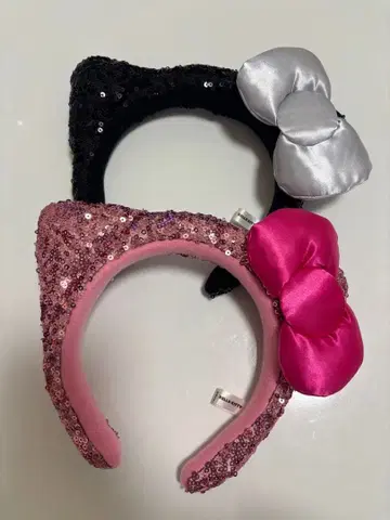 키티 머리띠 2개 세트