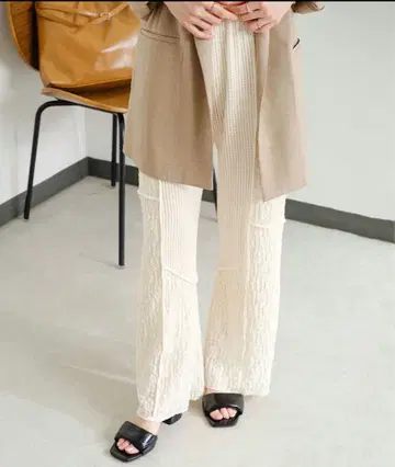 [ 완판템 ] Kastane 레이스 패치워크 팬츠