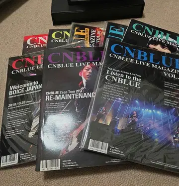 CNBLUE LIVE MAGAZINE 세트 (VOL.1-8)