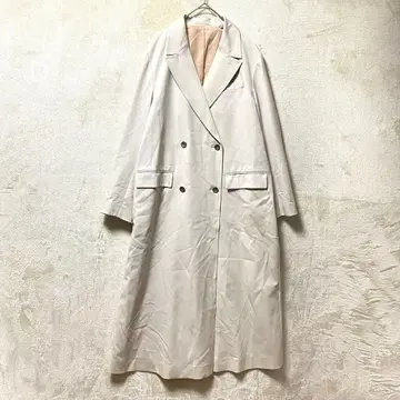 AMERI 아메리/롱 코트/S/더블 얇은 소재 아이보리