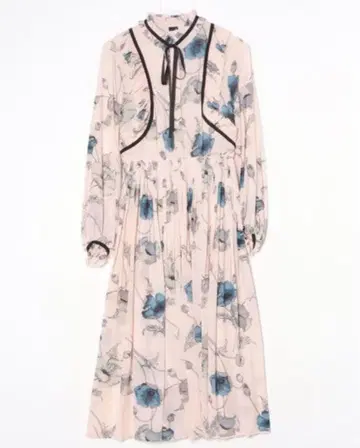 Sov. 플라워 원피스 원피스 컬러풀