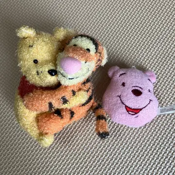 곰돌이 푸 & 티거 핑크 푸 봉제 인형