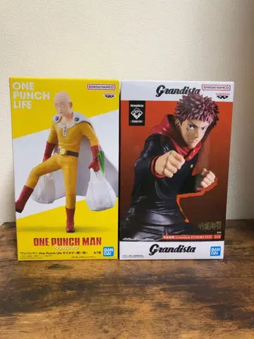 원펀맨 사이타마 쇼핑 주술회전 이타도리 유우지 피규어 2체 세트