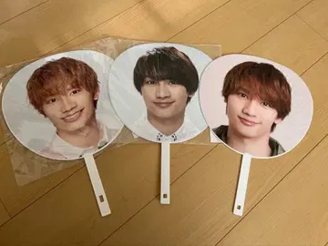 나니와단시 후지와라 죠이치로 점보 부채 3종류