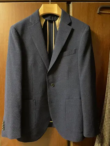 TAKA-Q 타카큐 자켓 네이비 울 앙제리코