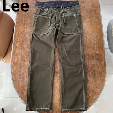 Lee 40555 이지 부시 팬츠 리브 부착 4 사이즈 모스그린 계열