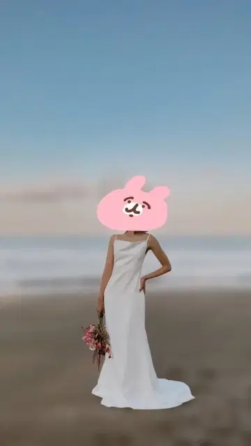 웨딩 드레스 슬립 머메이드