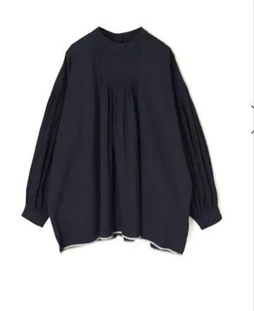 이번 시즌 새상품 메종드소일 벌룬 소매 스탠드 카라 풀오버 셔츠