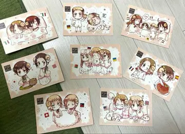 헤타리아 양으로 잘 자 시리즈 캐릭터 엽서 8장 세트