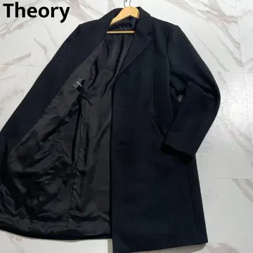 새상품급 띠어리 현행 택 체스터 코트 블랙 울 남성용 [ 192 ]