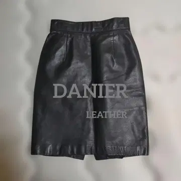 DANIER 가죽 타이트 스커트 블랙 M 사이즈