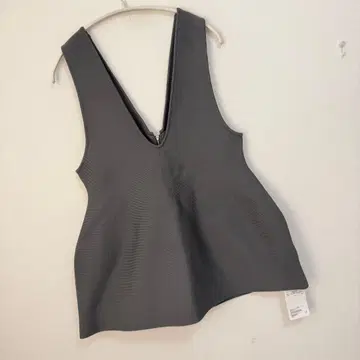 EMMEL REFINES EM HW 페플럼 2WAY 지퍼 튜닉