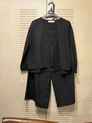 마노 아 마노 체크 무늬 팬츠 셋업