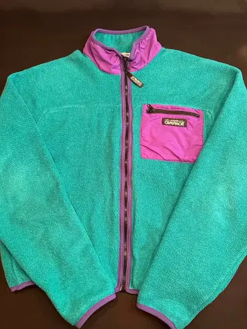 CAMPMOR 플리스 자켓 터콰이즈/퍼플 USA L 사이즈