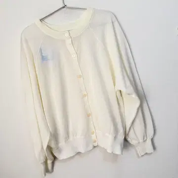 코엔 사라 래글런 2way 크루 니트 가디건