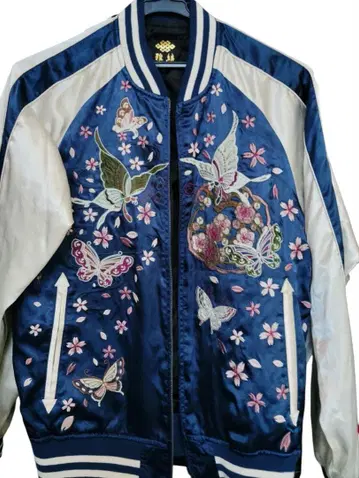 미야비유이 스카잔 일본풍 패턴 벚꽃 나비