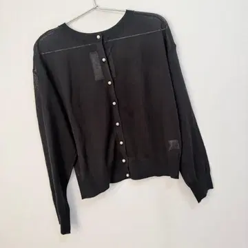 아푸와이저 리셰 워셔블 펄 버튼 시어 크루넥 가디건 51