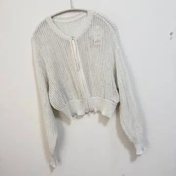 센스 오브 플레이스 바이 어반 리서치 라메 메쉬 가디건