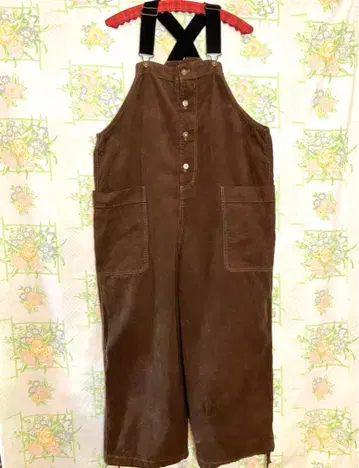 코듀로이 살로펫 / 구제 의류 / 넉넉한 빅 포켓