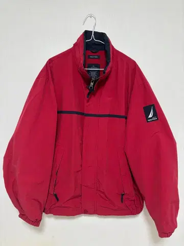 NAUTICA 나일론 자켓 XL 빨간색