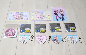 히메히나 시나모롤 마이멜로디 엽서 캔뱃지 가죽 참