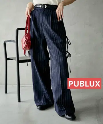 [대특가] 럭스 사이드 리본 포함 슬랙스 이지 팬츠