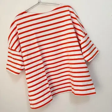 프릭스스토어 보트넥 바스크 보더 반팔 T셔츠