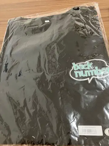 백 넘버 셔츠 블랙 L 미사용