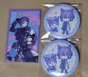 니지산지 산리오 Dytica 캔뱃지 폴라로이드 사진 카드 코야나기 로우