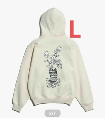 WASTED YOUTH TAPPEI ZIP SWEAT L 사이즈 아이보리