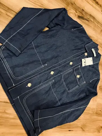 ZARA 다크 블루 데님 셔츠