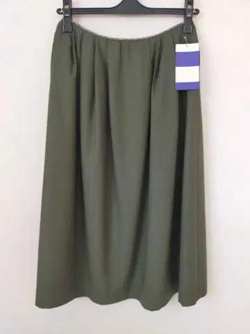 SallyScott 샐리 스콧 플레어 스커트 올리브색 미사용