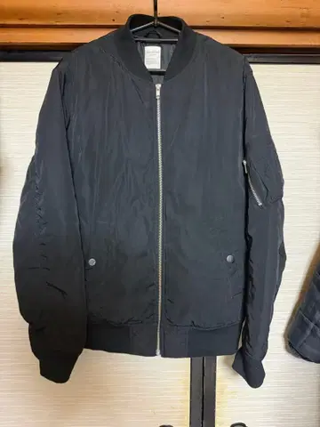 BACK NUMBER MA-1 블랙 자켓 X-LARGE