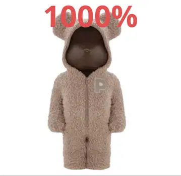 BE@RBRICK1000% 젤라또피케 베어브릭 피규어 베이지