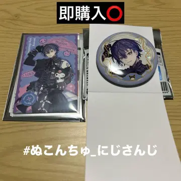 [니지산지 산리오 x Dytica] 코야나기 로우 캔뱃지&사진풍 카드 N