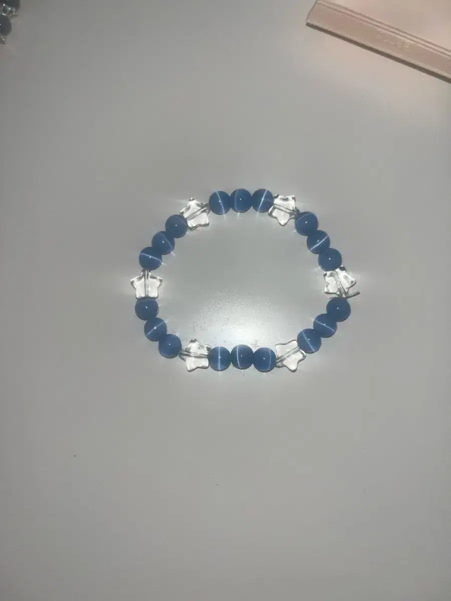 Blue Katseye Gemstone Star Bracelet