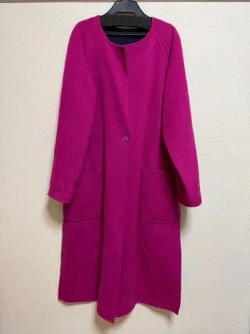 미사용품 빔즈 BEAMS 스톨 포함 리버 코트 리버서블