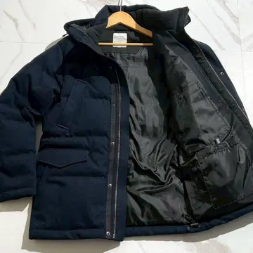 새상품급 B MING by BEAMS 다운 자켓 네이비 두툼함 190