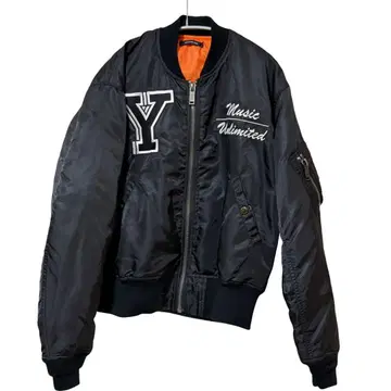 N-619 크리스천 다다 유즈 콜라보 MA-1 새상품급 블랙 M