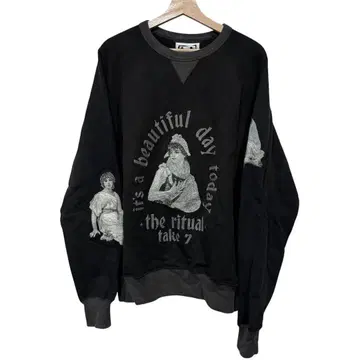 Samuel Zelig 빈티지 가공 자수 맨투맨