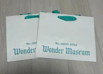 Mrs. GREEN APPLE Wonder Museum 쇼핑백 2개