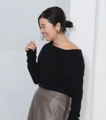 Demi-Luxe BEAMS 오프숄더 니트