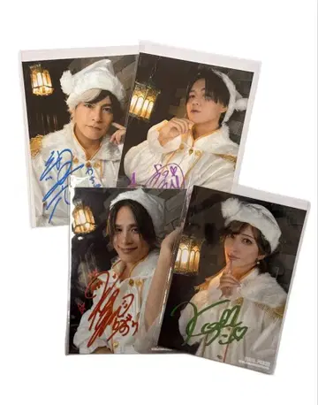 리얼 피스 디지털 사인 포함 브로마이드 4장 세트