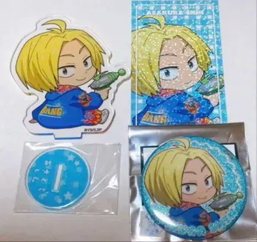 사카데이 신 파보테리아 아크릴 스탠드 캔뱃지 특전 미니 카드