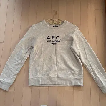 A.P.C. 그레이 맨투맨 M 사이즈