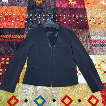 TONAL 일본제 노카라 자켓 36 블랙