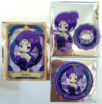 블루 록 호로스코프 클리어 카드 아크릴 스탠드 캔뱃지 미카게 레오