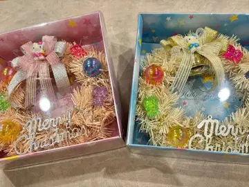 헬로키티 크리스마스 리스 2개 세트