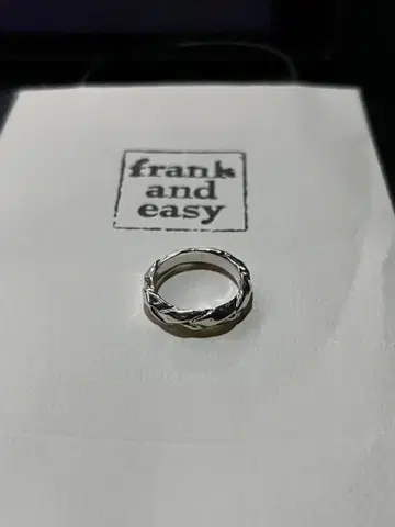 frank and easy 반지 silver925 4호